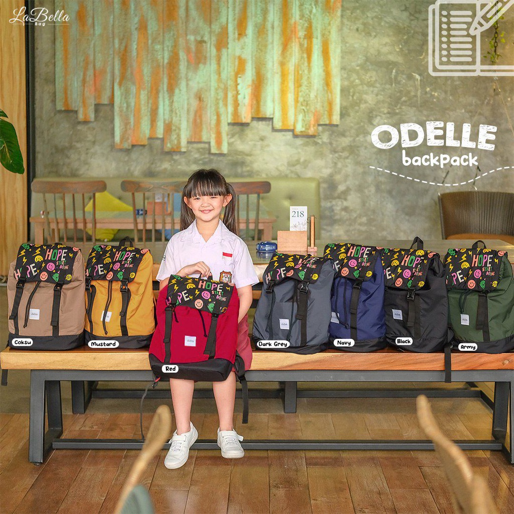 Backpack Odelle by Labella / Tas Ransel Anak Sekolah