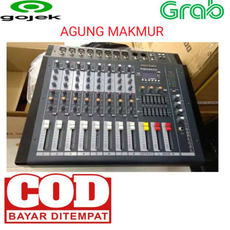 POWER MIXER CLEVE AUDIO PMX 802 U MIXER AUDIO