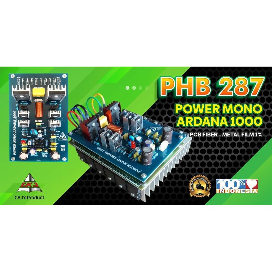 POWER KIT Amplifier BOSTRAP 1000W+TR FINAL MONO ARDANA PHB 287