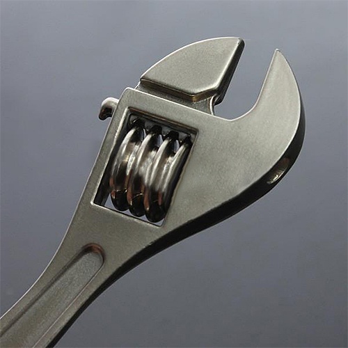 Creative Tool Wrench Spanner Key Chain Ring Keyring Adjustable Metal Keychain