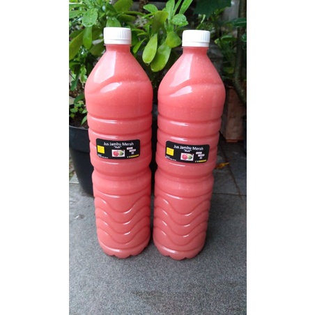 

Jus Jambu Biji Merah/Sirsak Murni Kemasan Botol 1,5 Liter (Jogja Only)