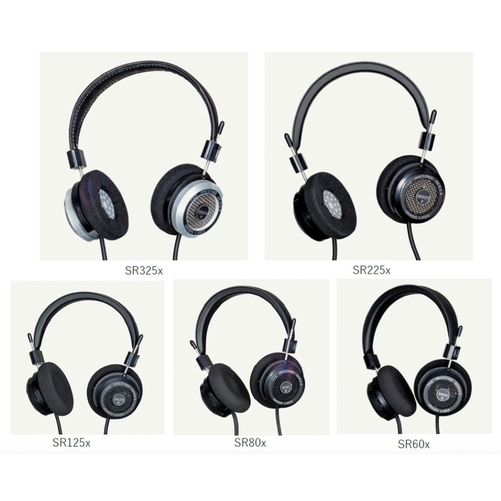 Grado SR60X SR80X SR125X SR325X Prestige On Ear Open Back Headphone