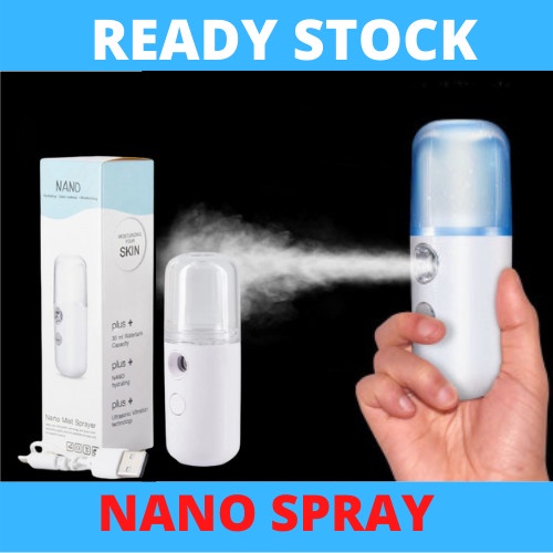 [READY] nano spray wajah-nano spray mini murah-Nano Spray Gun Face Mist Wajah