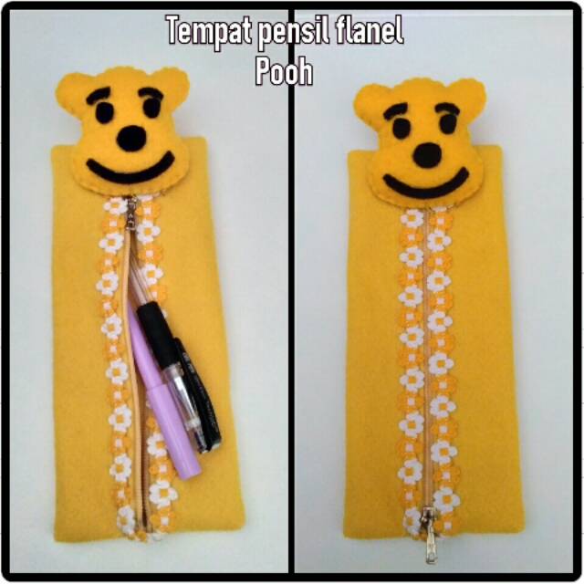 

Tepak pensil flanel