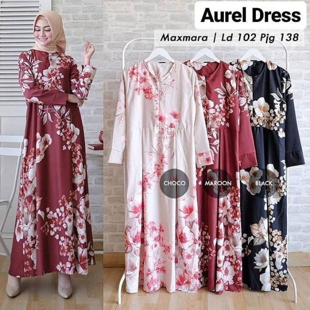 Aurel Dress Baju Busui ibu hamil nursingwear breastfeeding kondangan pesta