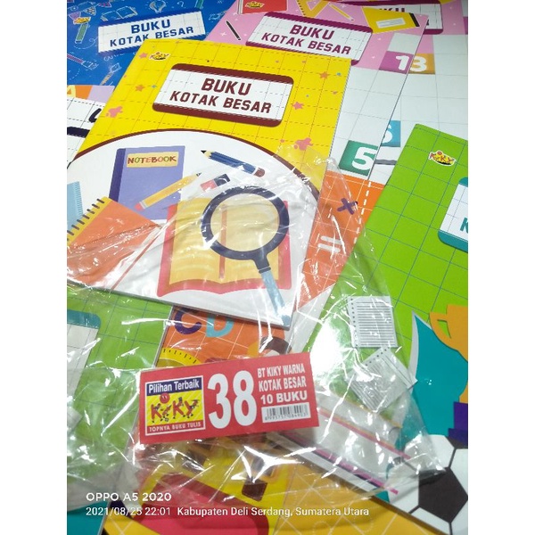 

BUKU PETAK KIKY/KOTAK BESAR 38lembar Harga tertera per 1 pcs.