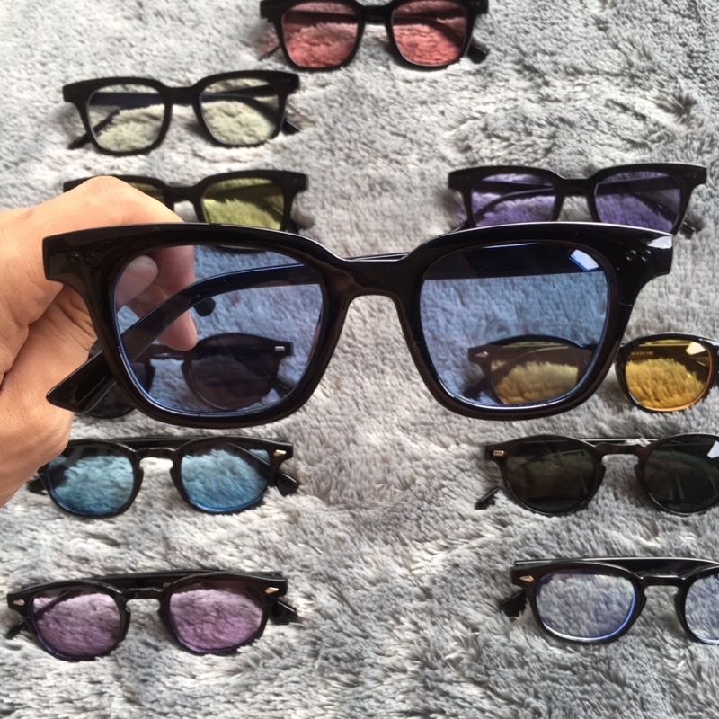 Kacamata V Louis Blue Lens ( Kacamata cowok/cewek keren)