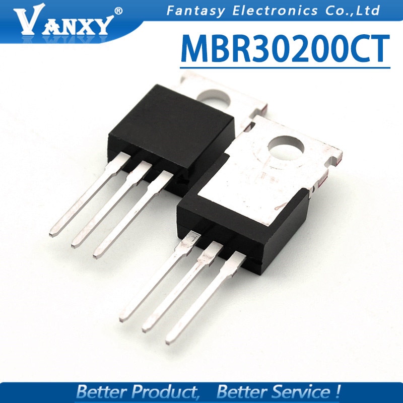 10pcs Mbr30200Ct To-220 Mbr30200 To220 Mbr30200C 200v 30a