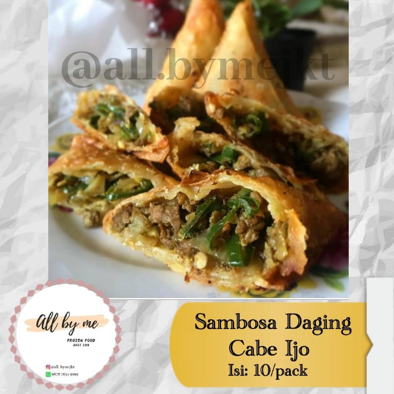 

Sambosa Daging Cabe Ijo Frozen
