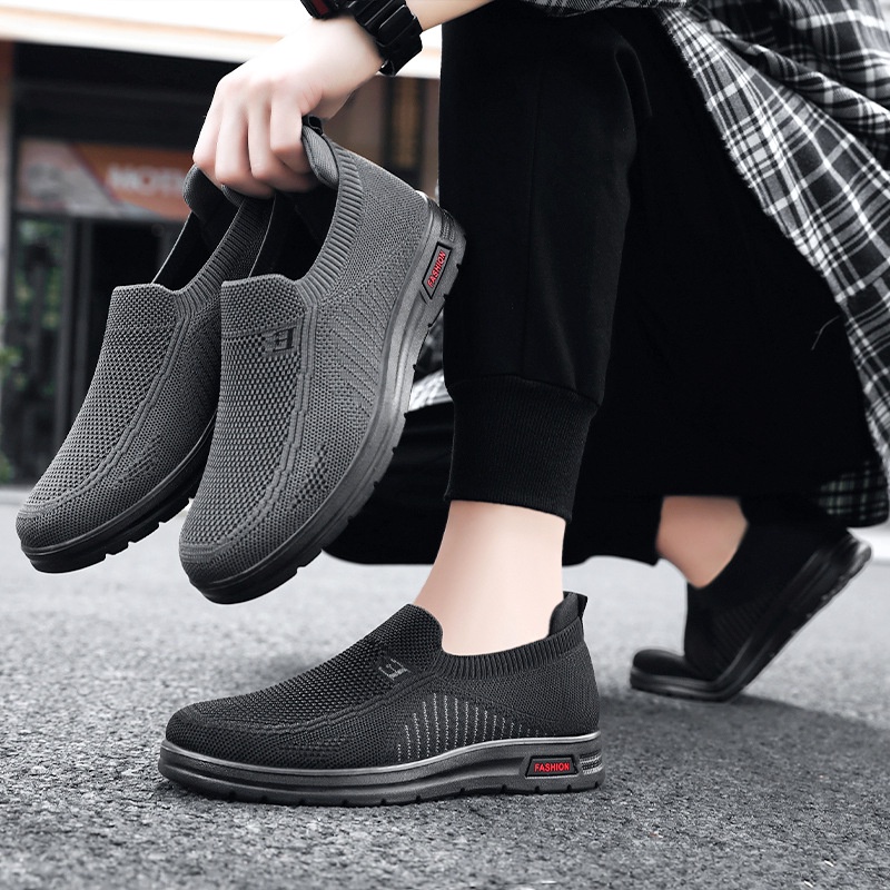 TBIG [COD] Sepatu Slip On Import FORFASHION Sepatu Import Pria Sekolah Kuliah Sepatu Murah Import