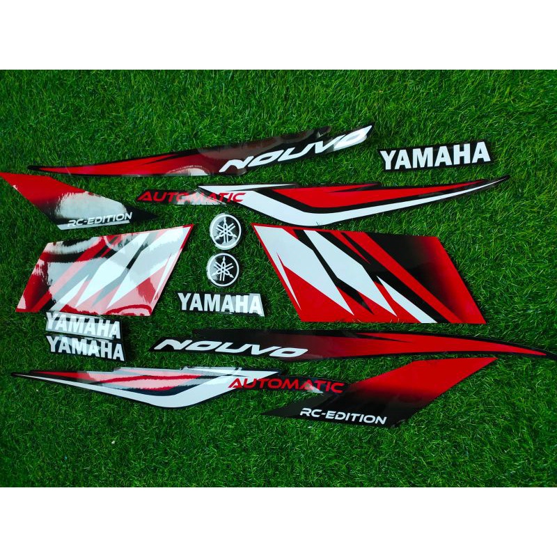 STRIPING NOUVO Z MX MERAH HITAM