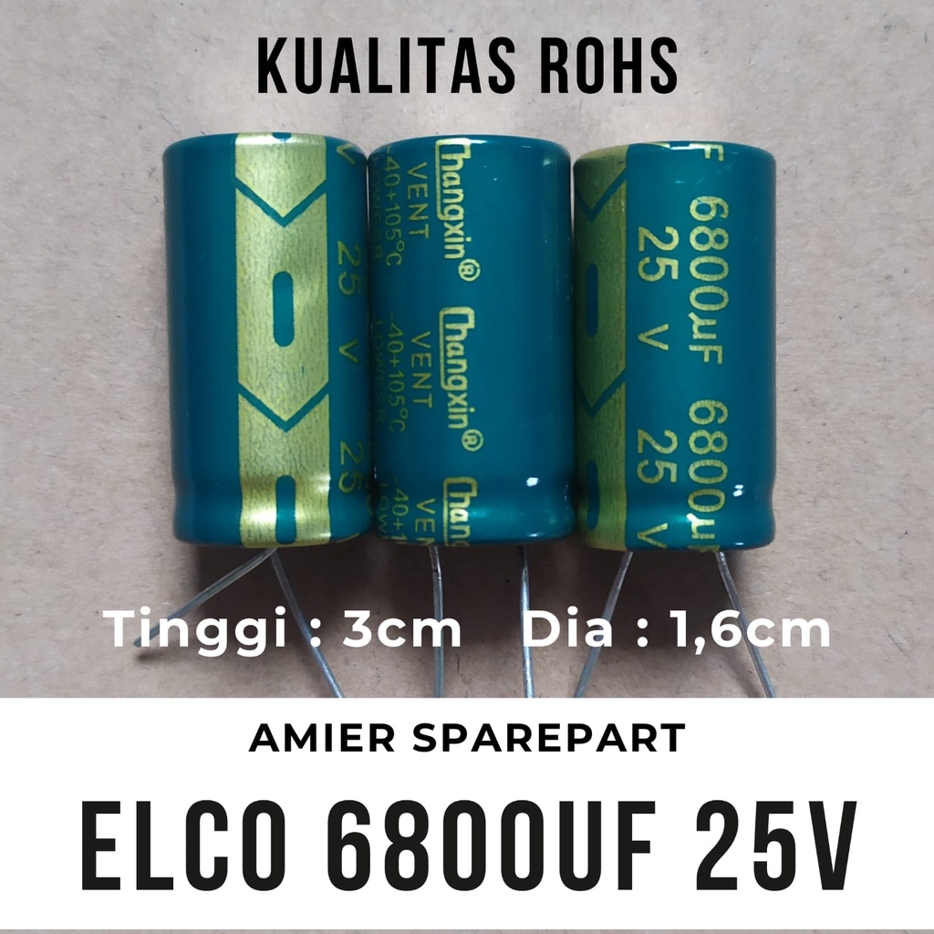 ELCO 6800UF 25V