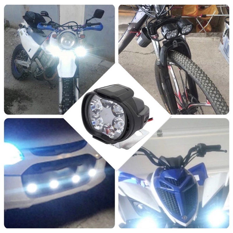 PROMO LAMPU LED SOROT PLX 6 MATA FREE SAKLAR STANG LAMPU MOTOR LAMPU TEMBAK MOTOR 6 MATA 6 WATT CWL 6 MATA