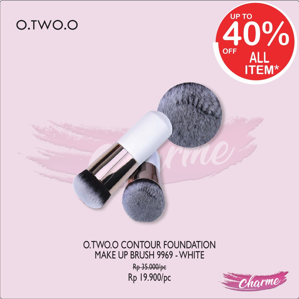 (READY &amp; ORI) O.Two.O OTwoo Brush Kuas Makeup 9969 - White