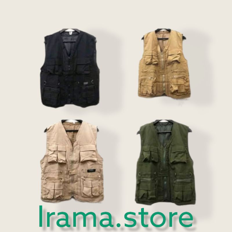 Rompi Body Vest Lapangan - Rompi wartawan - Rompi Caesar
