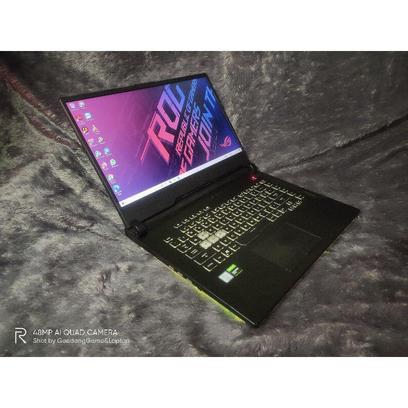 LAPTOP GAMING ASUS ROG STRIX G531GD/CORE I7/GEN 9/RAM 16GB/HDD 1TB/VGA GTX 1050 4GB/GARANSI RESMI