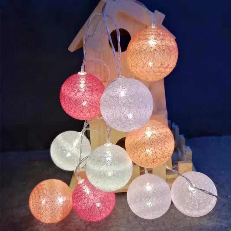 cotton ball light / lampu bola