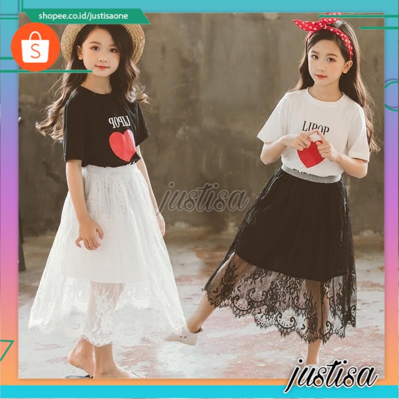 Promo !! Setelan anak perempuan Setelan every children love import ukuran  5-6tahun