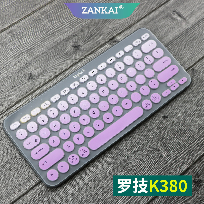 Annka Skin Cover Pelindung Silikon Ultra Tipis Untuk Keyboard Logitech K380