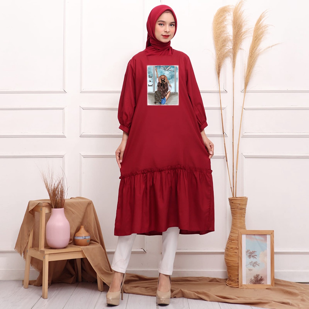 FF Basic Dress Women Hijab's Collaboration 07