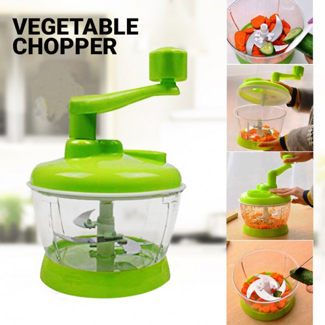 Penggiling Daging Manual Speedy Chopper Putar Manual Blender Putar Manual Nicer Dicer