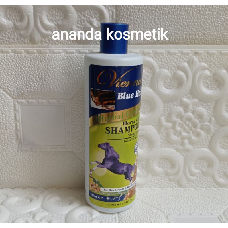 Shampoo kuda Vienna 350ml herbal growth penumbuh rambut