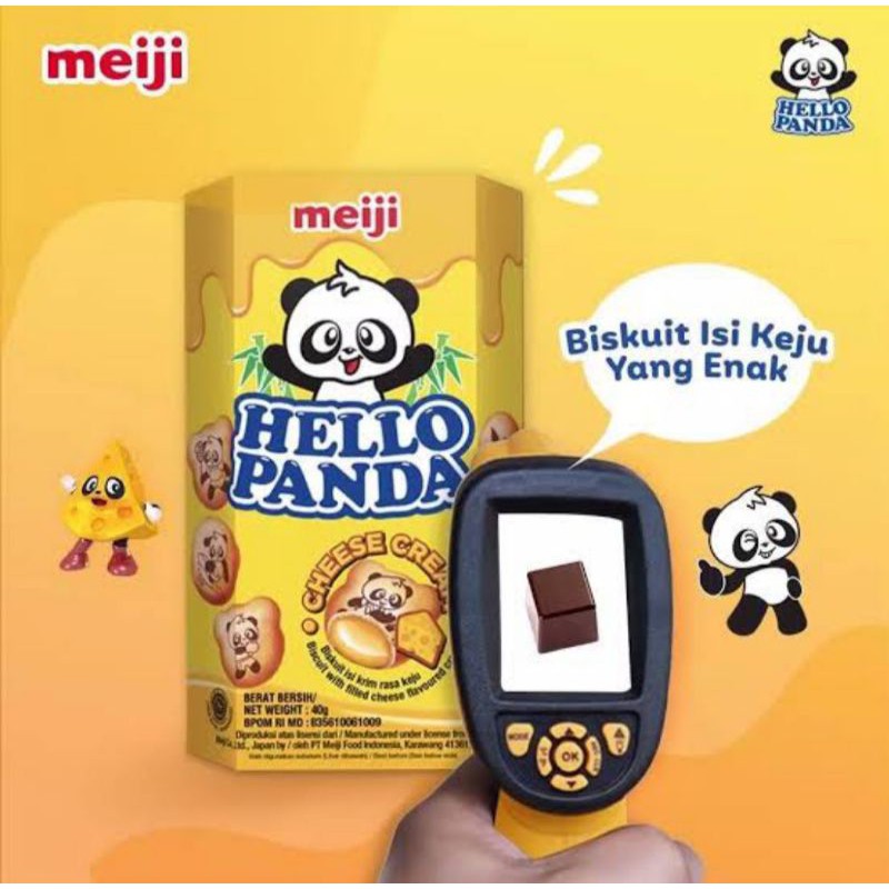 Meiji Hello Panda chese cream 45g