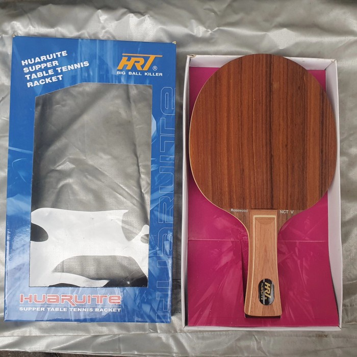 HRT huaruite rosewood NCT V fl bat bet blade ping pong
