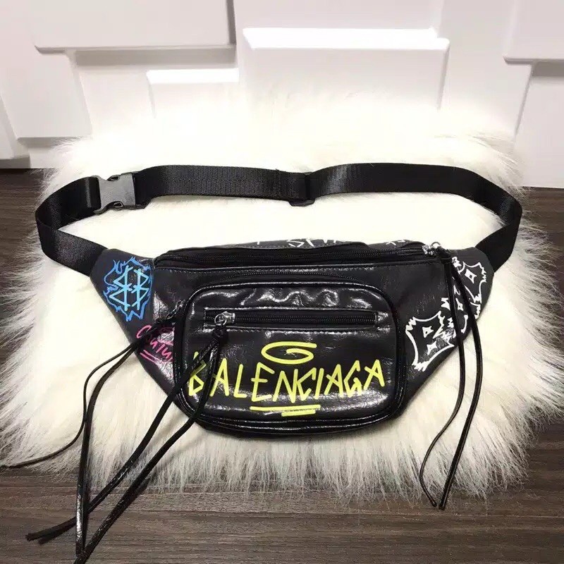 Waist Bag Balenciaga Graffiti Original