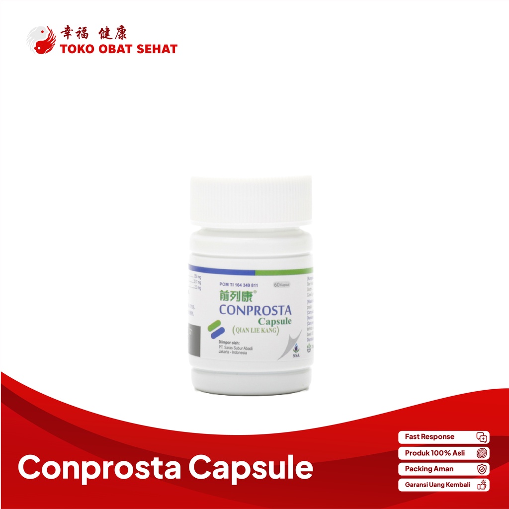 CONPROSTA obat prostat - infeksi saluran kencing - kencing tidak lancar dan sakit