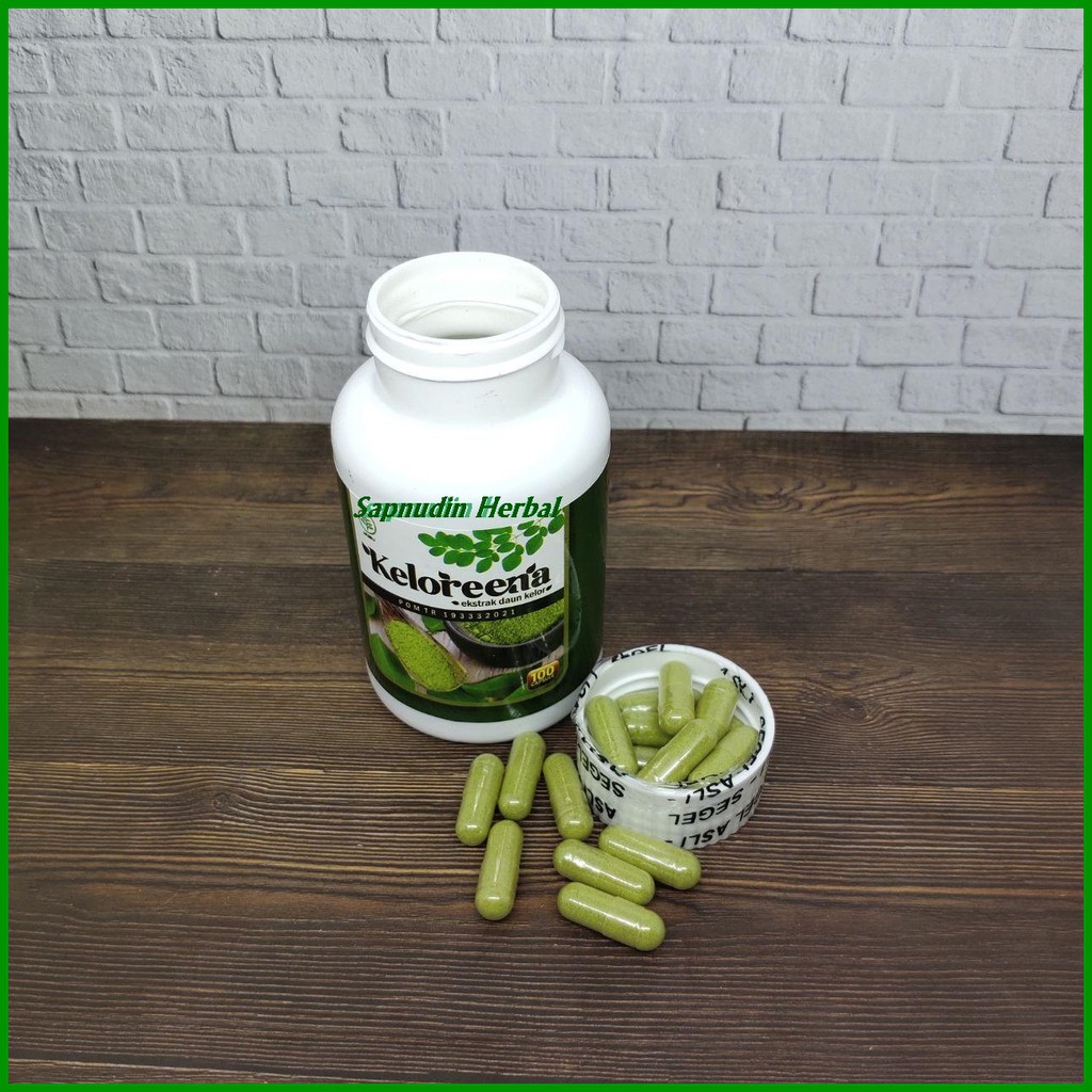 DAUN KELOR / EKSTRAK DAUN KELOR / KAPSUL DAUN KELOR / KELOREENA ASLI