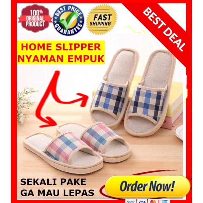 Best Product Sandal Tidur / Sandal Rumah / Sandal Slop Bulu Slipper Elastis Empuk /Sandal Tidur Bulu