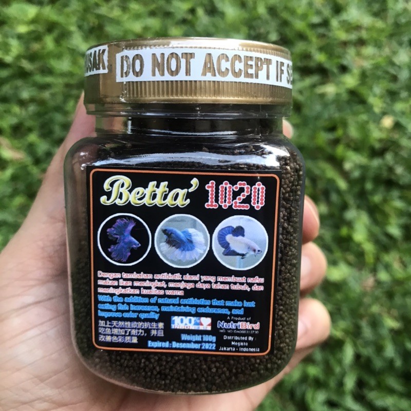 Makanan Pakan Ikan Cupang Betta 1020 Nutri Bird