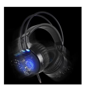 Headset gaming sades wired usb 7.1 surround sound vibration stereo with microphone octopus plus - headphone
