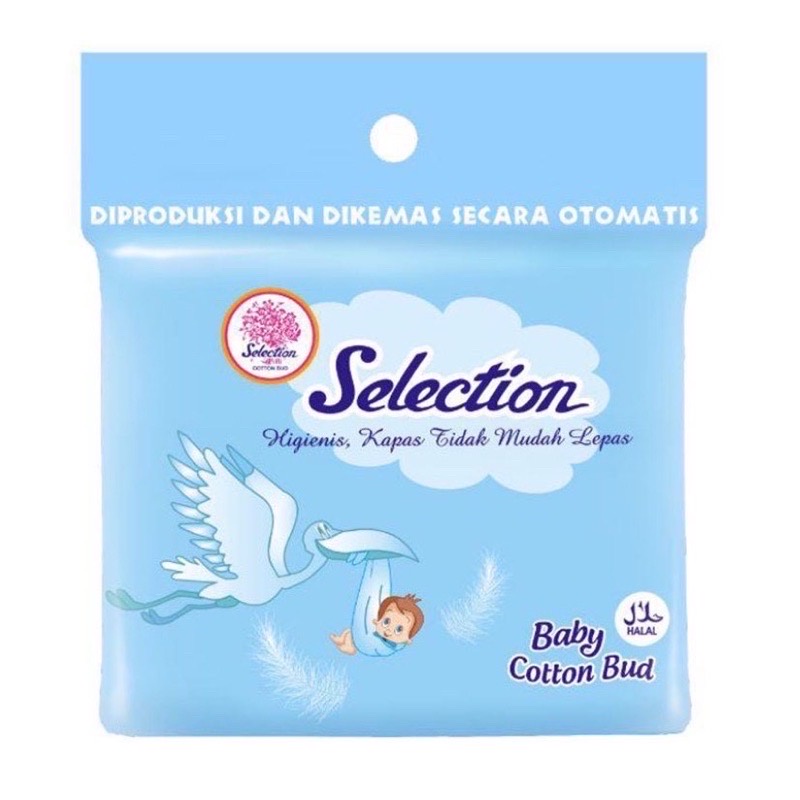 SELECTION Cotton Bud Indonesia / Kapas Stik Ulir Baby 100pcs 180pcs Box Ziplock Refill / Kecantikan Special Lapis Tipis Tebal Oval Round Bulat Kotak Ball Buds Medisoft Hijau Biru Modis Rona Kharisma / Pembersih Wajah Facial Cleanser Toner Essence / Paket