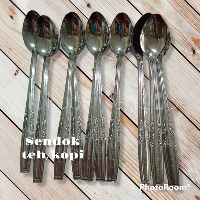 12 pcs/1 lusin sendok kopi panjang dan pendek sendok kecil,sendok teh,sendok kopi stainless steel