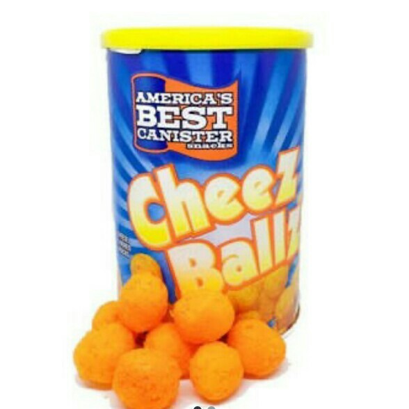 

America's Best Canister Snacks Cheez Ballz 85g | American Cheese Balls