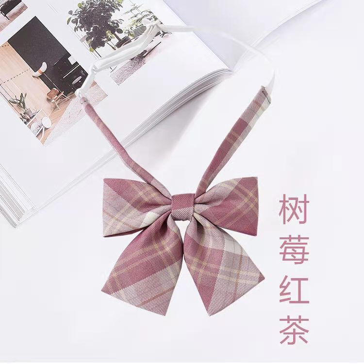 Women Fashion Bowtie Square Dasi Kupu-Kupu Wanita Motif Kotak-Kotak 2691