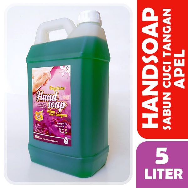 Handsoap 5 liter Hand wash atau Sabun Cuci Tangan Cair (STRAWBERRY - JERUK - APEL)