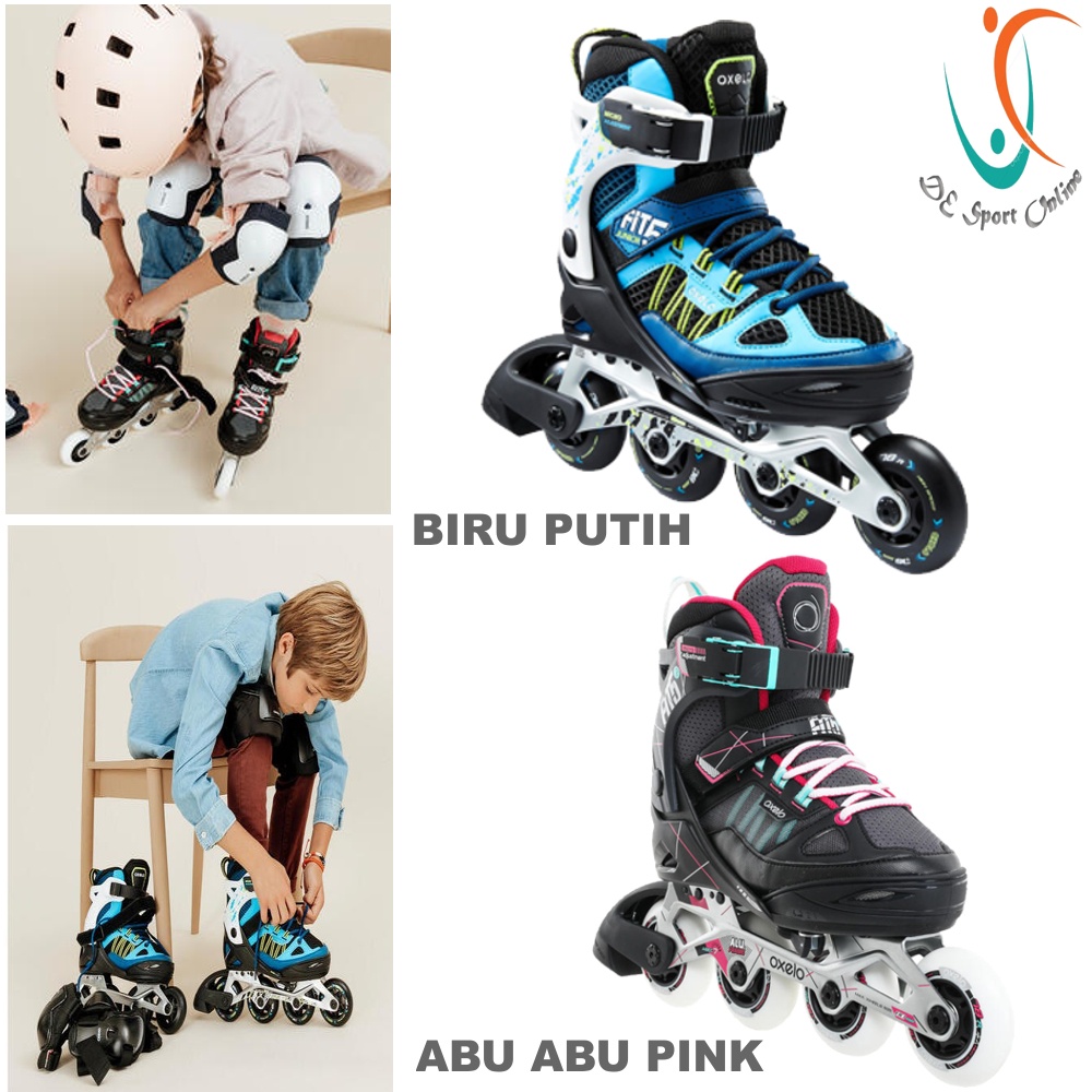 SEPATU RODA ANAK FIT 5Jr INLINE FITNESS SKATES PRODUK IMPORT SEPATU RODA ORIGINAL OXELO