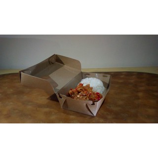 Paper Lunch Box Eco Kotak Nasi Kertas Dus Makanan Paper Lunch Box Eco Kotak Nasi Kertas Dus Makanan