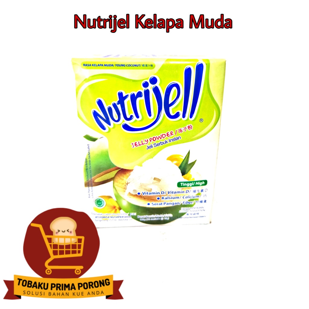 

NUTRIJEL JELLY POWDER - YOUNG COCONUT 1 PAK 12 SACHET