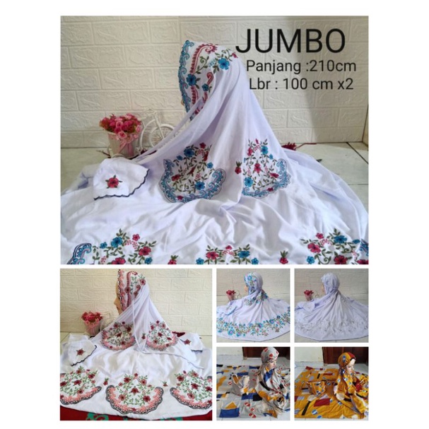 Cod Mukena Dewasa Terusan Size JUMBO RAYON &MIKRO Super
