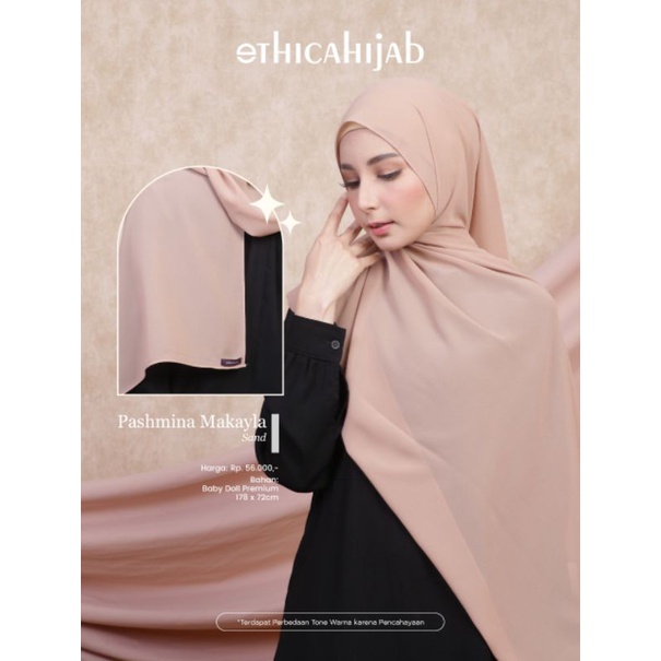 Ethica hijab Pashmina makayla/kerudung/pashmina/hijab