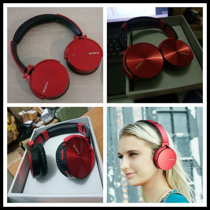 Langsung Kirim Headphone Sony Bluetooth Extra Bass / Headset Wireless Tanpa Kabel New