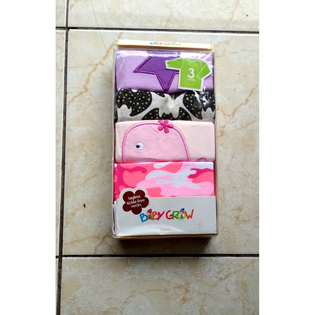 [JOYLEEN BEBE] SALE Carter's Tee 5 in 1 long Girl pundak kancing