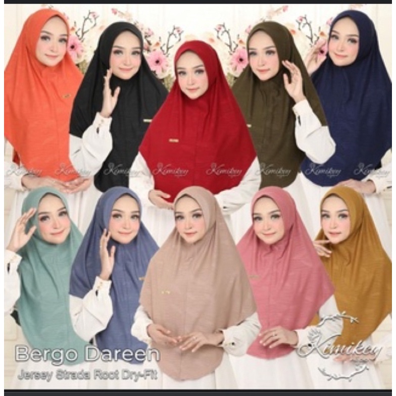 BERGO PET KIMIKEY HIJAB BERGO INSTAN