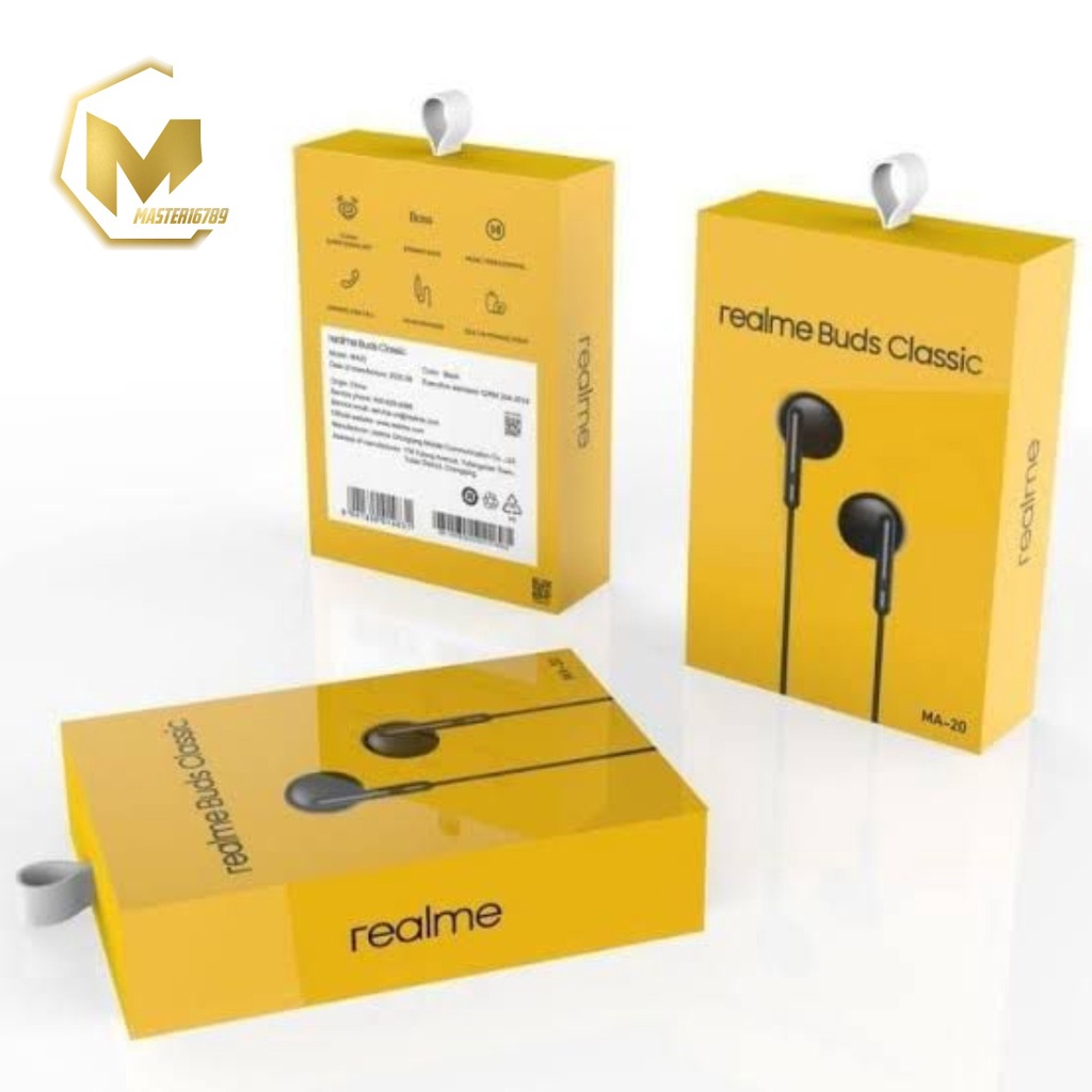 BM061 Headset Hf earphone realme BUDS Classic ORIGINAL SUPERBASS realme 5 C20 C21y c25 C2 C3 C11 MA2015