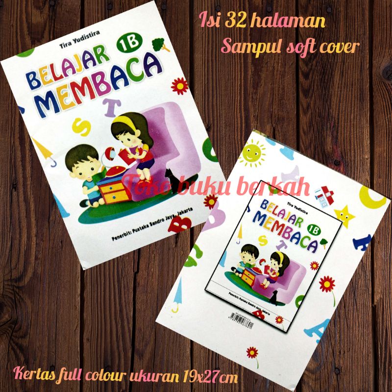 buku belajar membaca 1b 32 halaman (19x27cm)