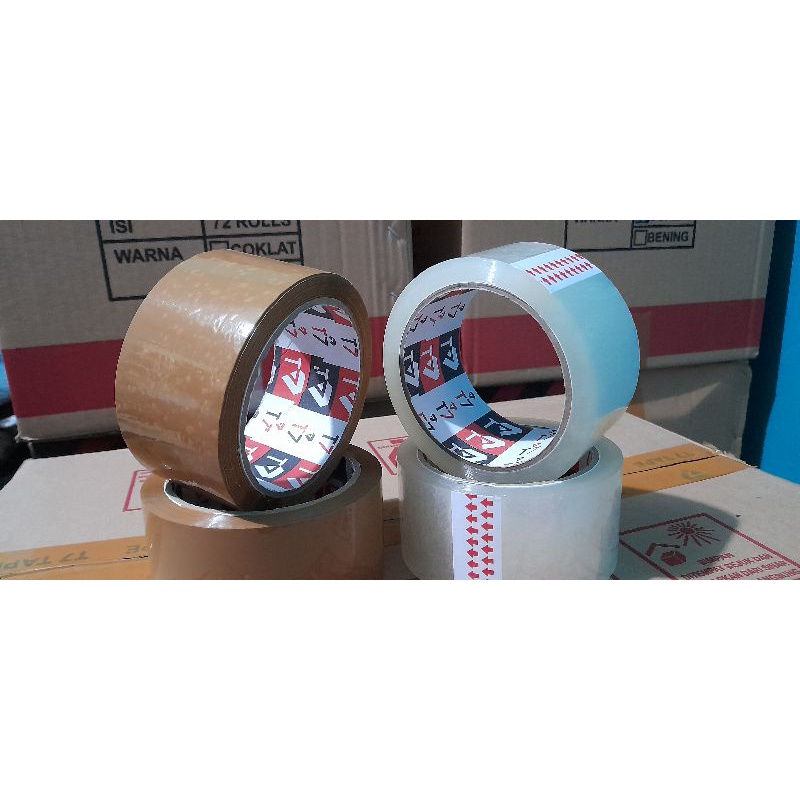 

Selotipe Lakban bening/coklat 48mm X 90yard HargaPabrikBerkualitas